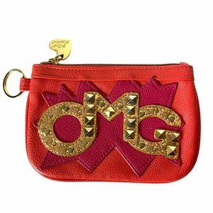 Betsey Johnson Studded Coin Purse and Key Holder